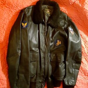 Top Gun Us Navy Flight Jacket by Quartermaster Flying Tiger Patches